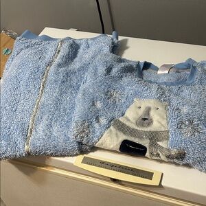 Secret Treasures Blue Polar Bear Pajama Set